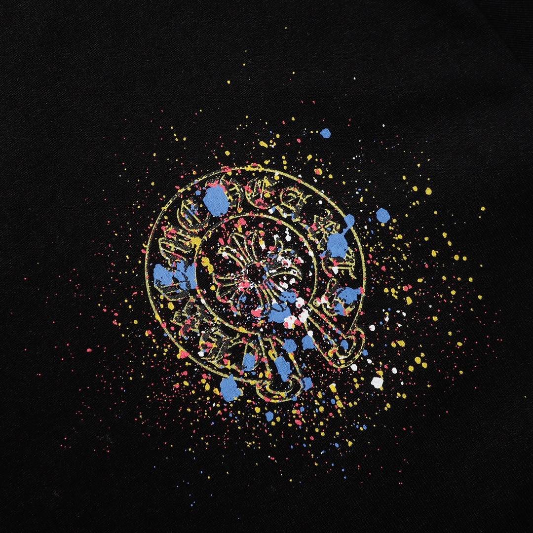 Ch*0me He**ts heart splashed ink sanskrit horseshoe t-shirtarts