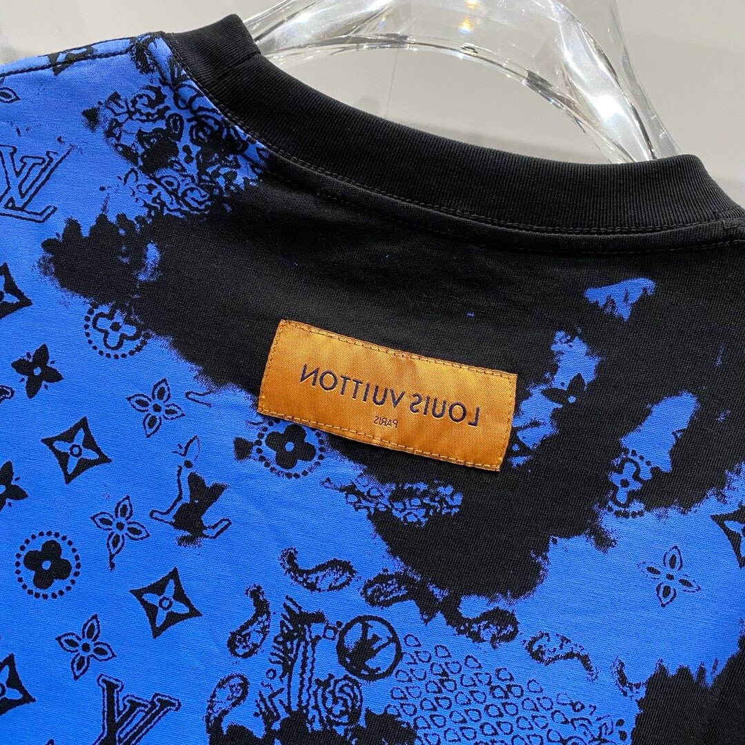 Rendering Blue Full Print T Shirt