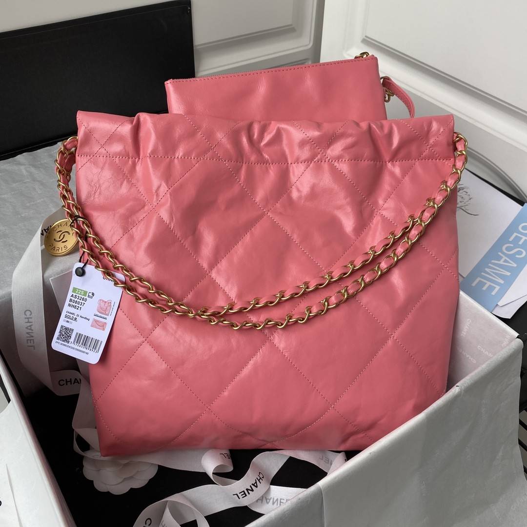 CH*EL2022S Hot 22 Bag Shopping Bag AS3260, Top Quality! Size:35*37*7cm