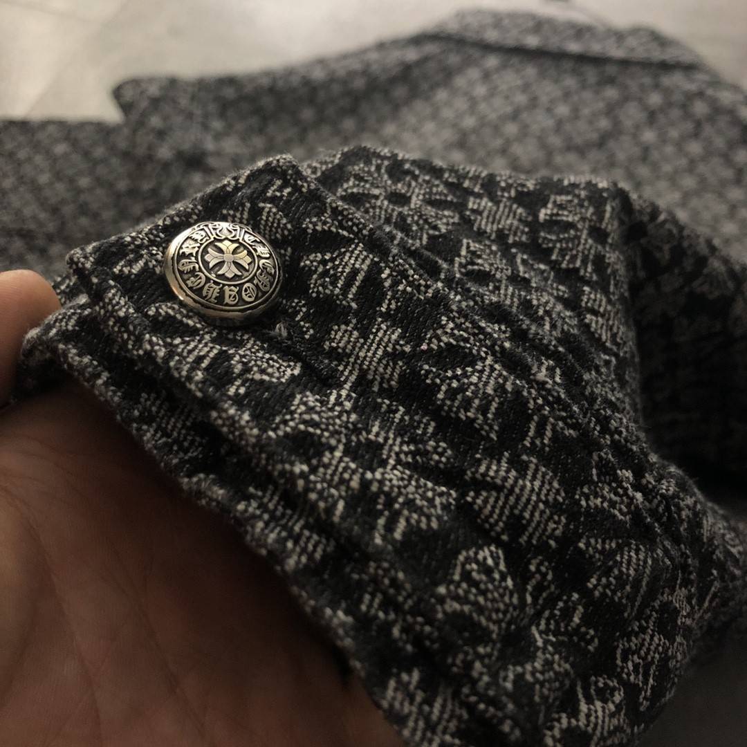 Ch*0me He**ts 2023 jacquard denim jacket