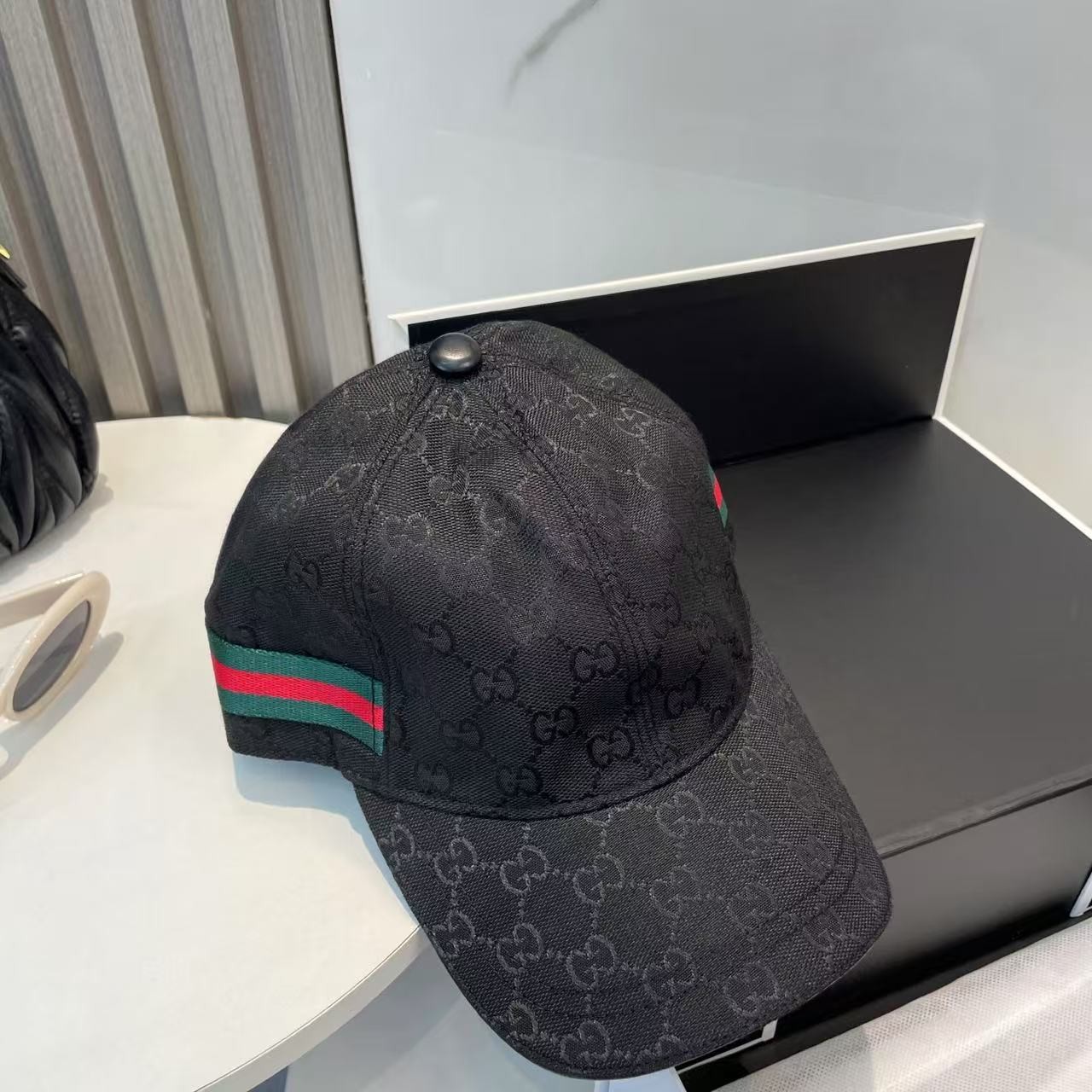 [#4911」 G*u*i baseball cap peaked c ap hat
