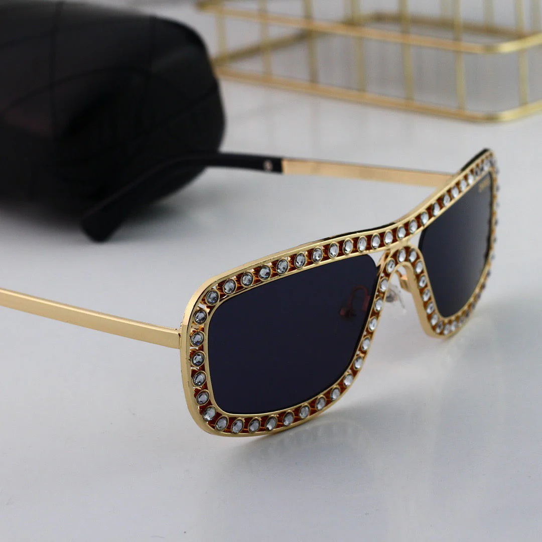 fashionable full-Di*m*nd visor sunglasses