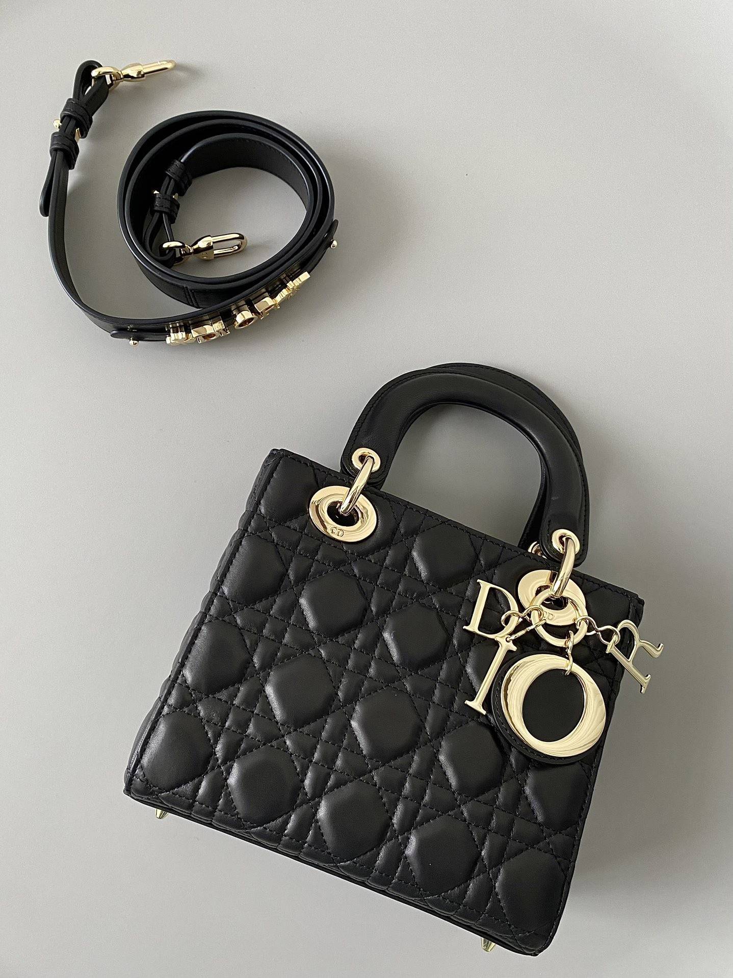 SMALL LADY D*OR MY ABCD*ORBAG 20cm*16.5cm*8cm