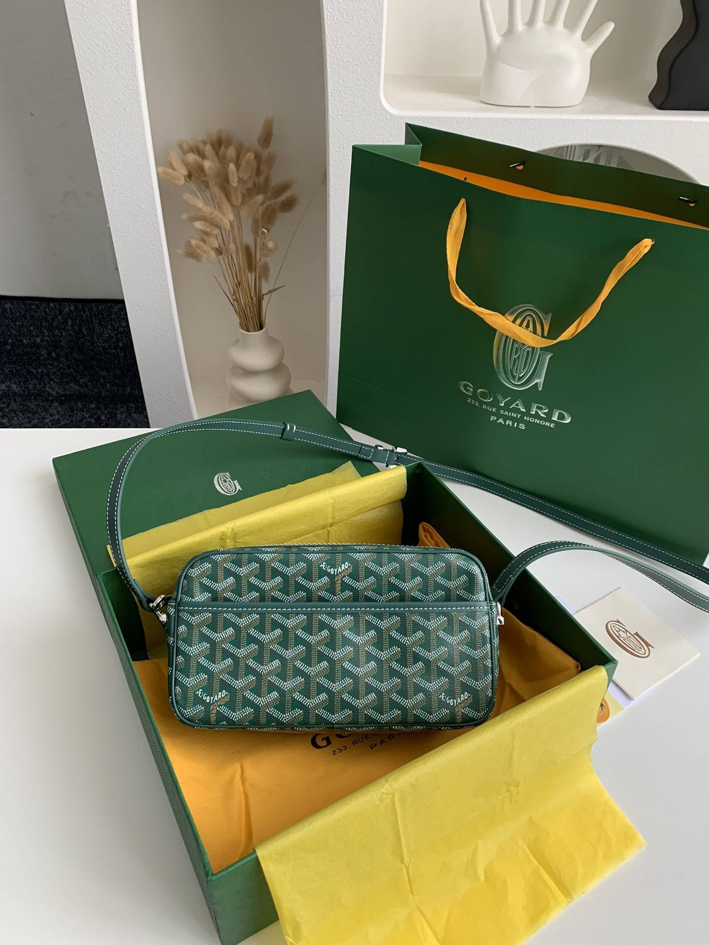 Goyard 2023 New Cap Vest Camera Bag Size: 22 * 13 * 6.5cm
