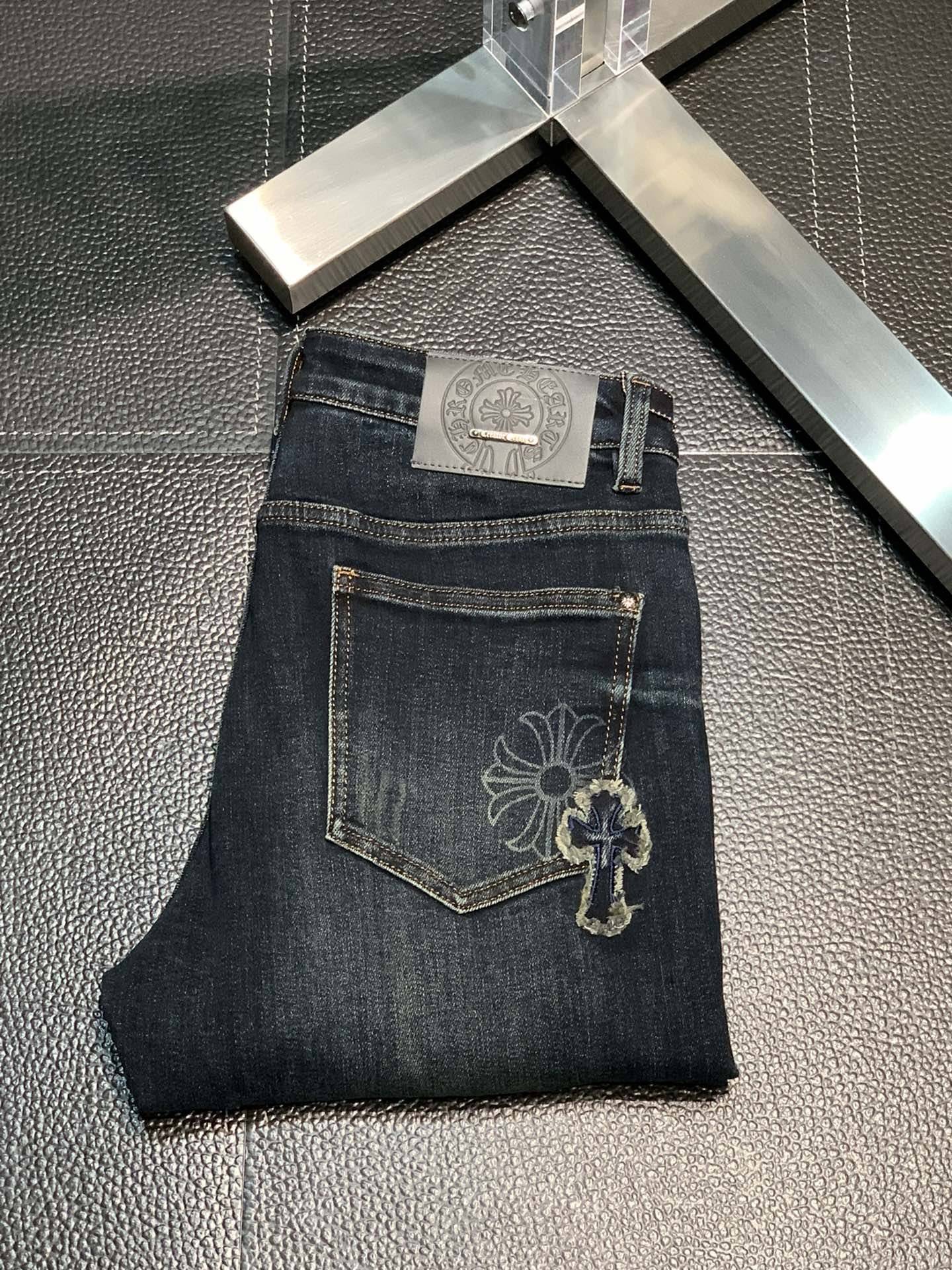 Ch*0me He**ts slim straight jeans