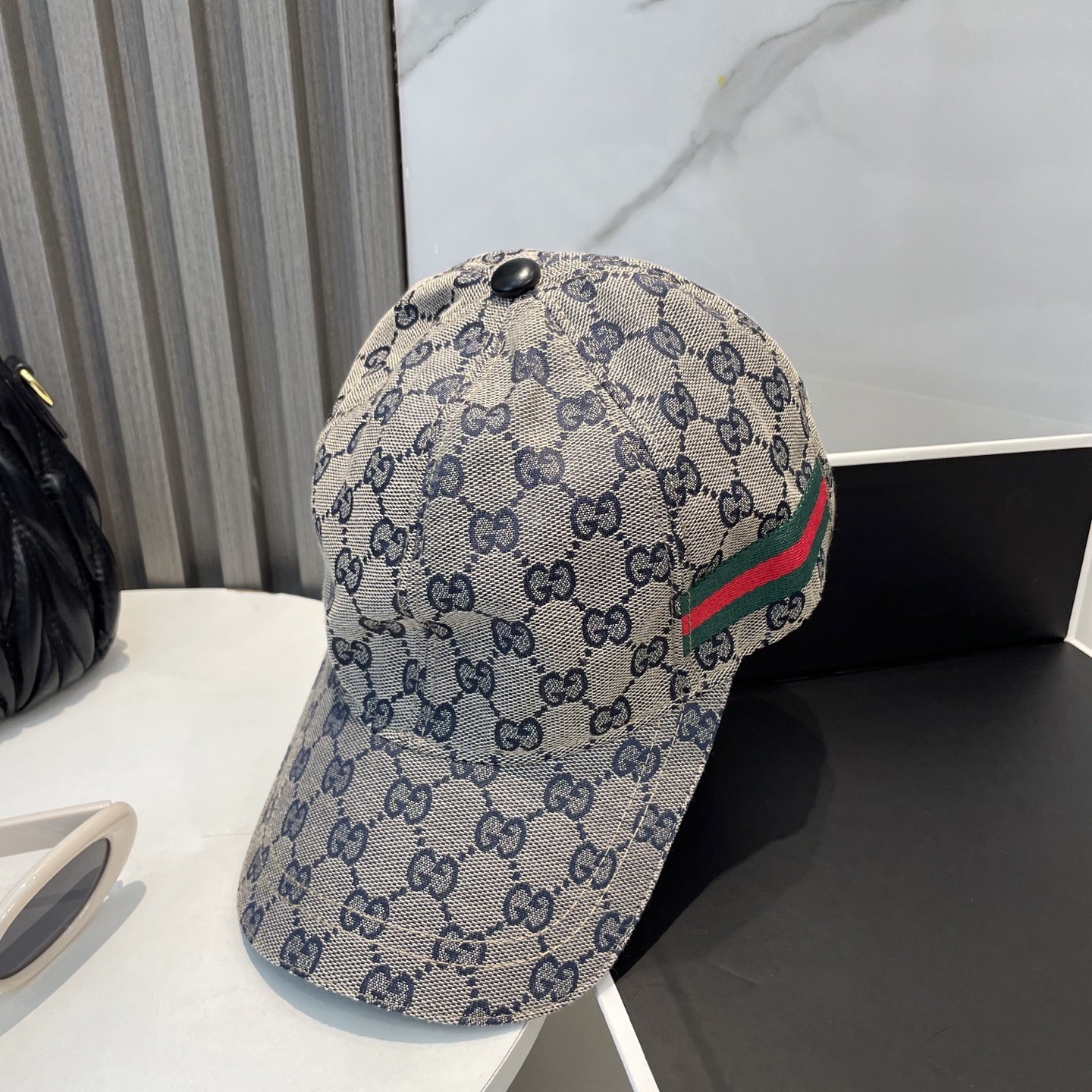 [#4919」 G*u*i baseball cap peaked c ap hat