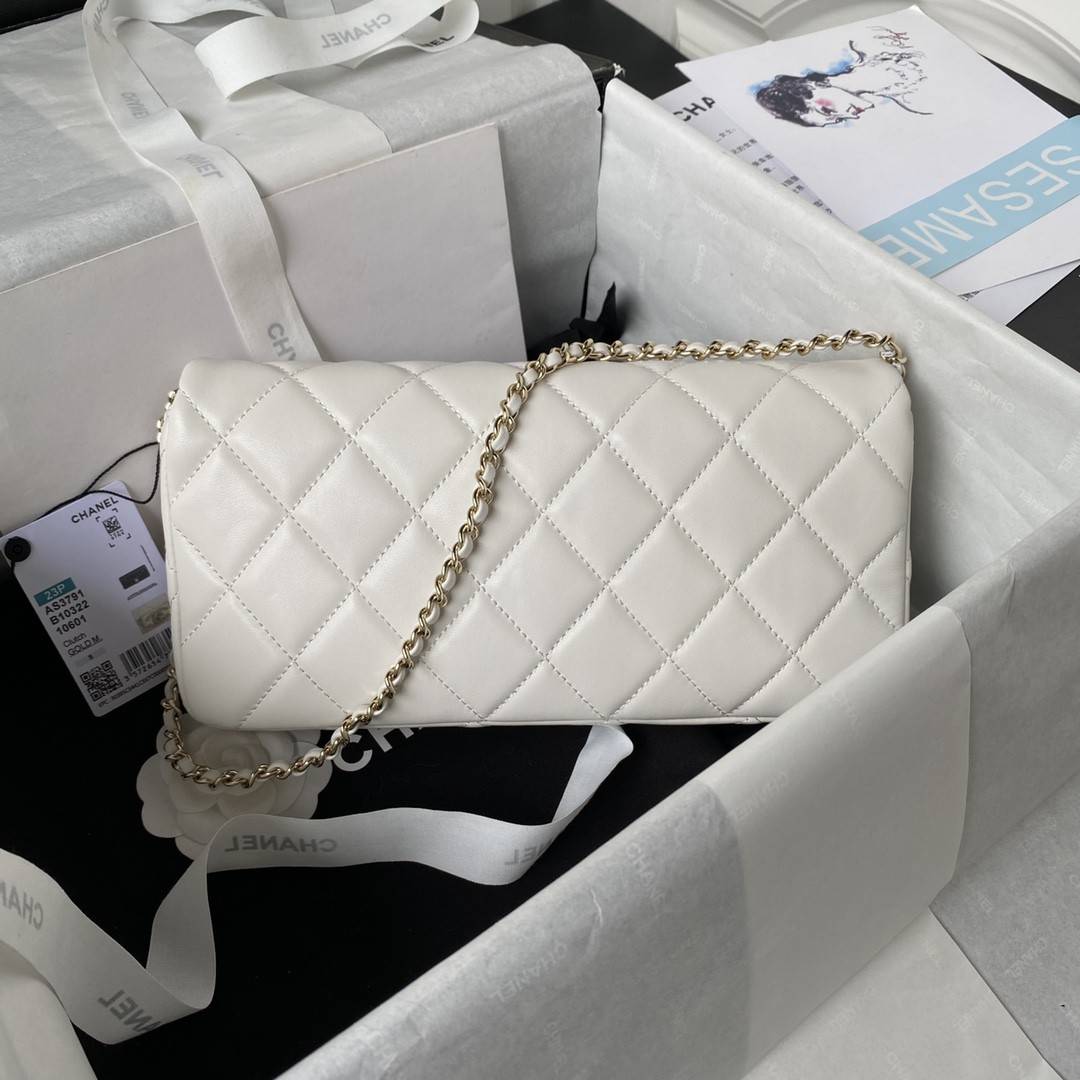 CH*EL23A Hot Selling Pearl Stick Bag AS3791, Top Quality  Size: 11.5 * 26 * 4cm_副本