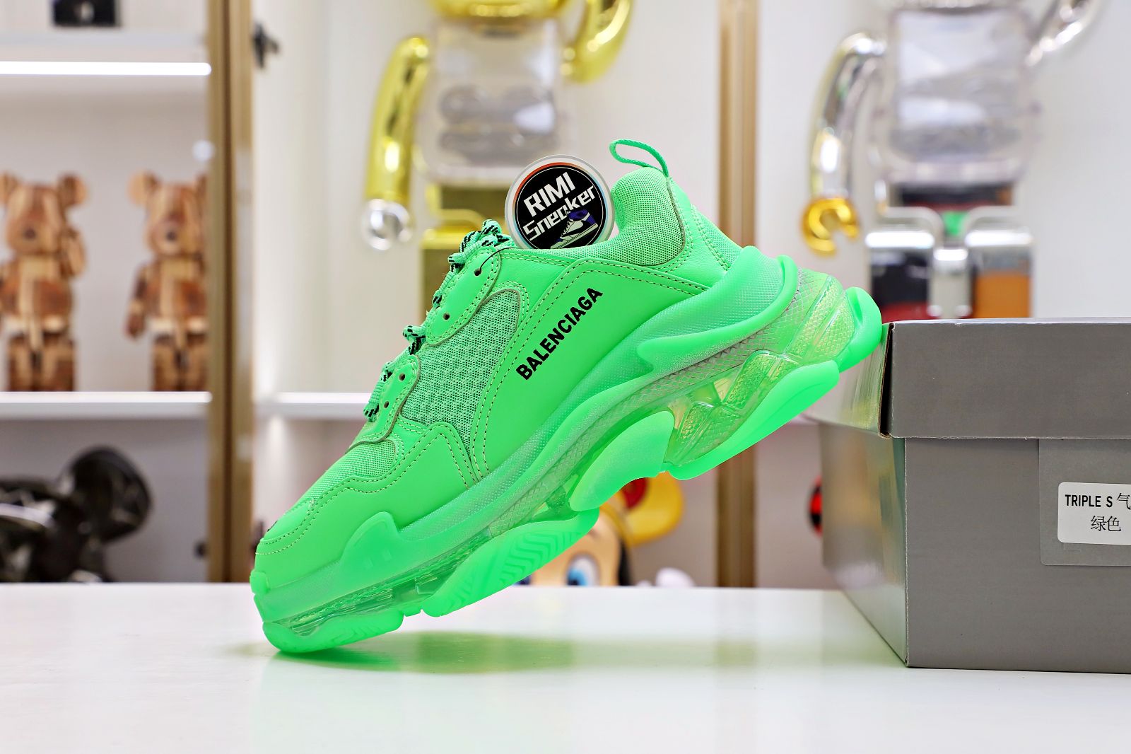 Balenciaga TRIPLE S green