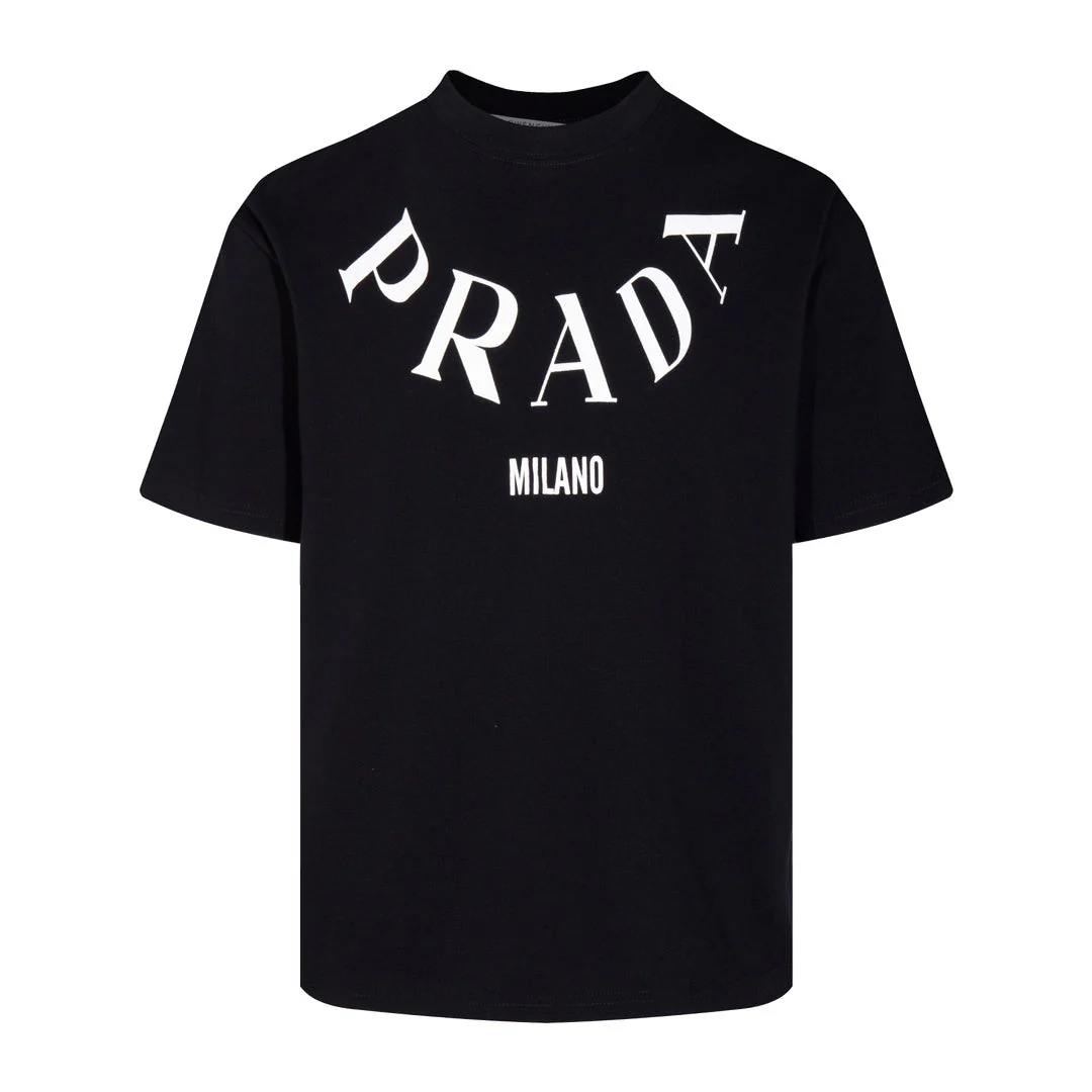 Print Collar T Shirt