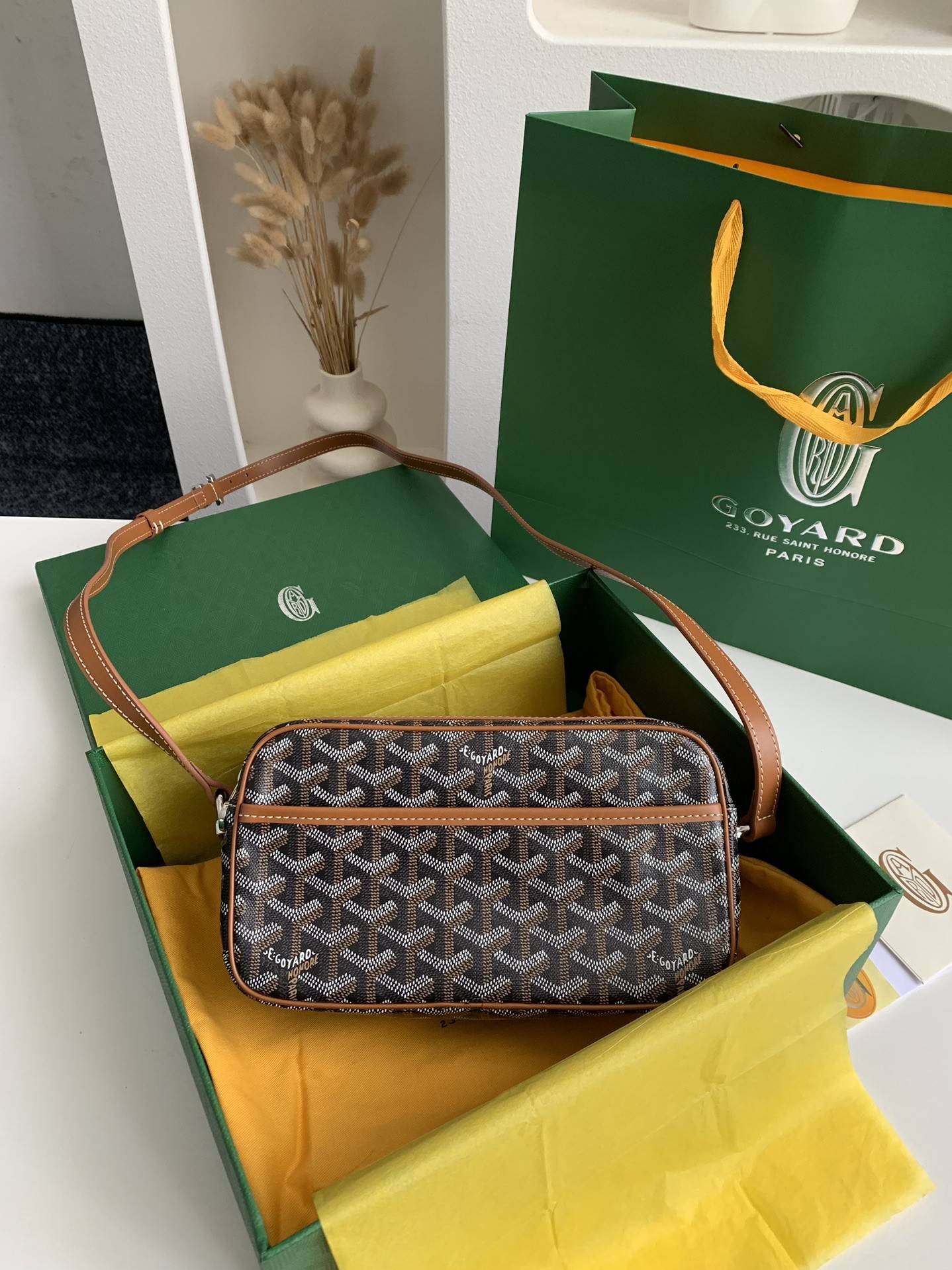 Goyard 2023 New Cap Vest Camera Bag Size: 22 * 13 * 6.5cm