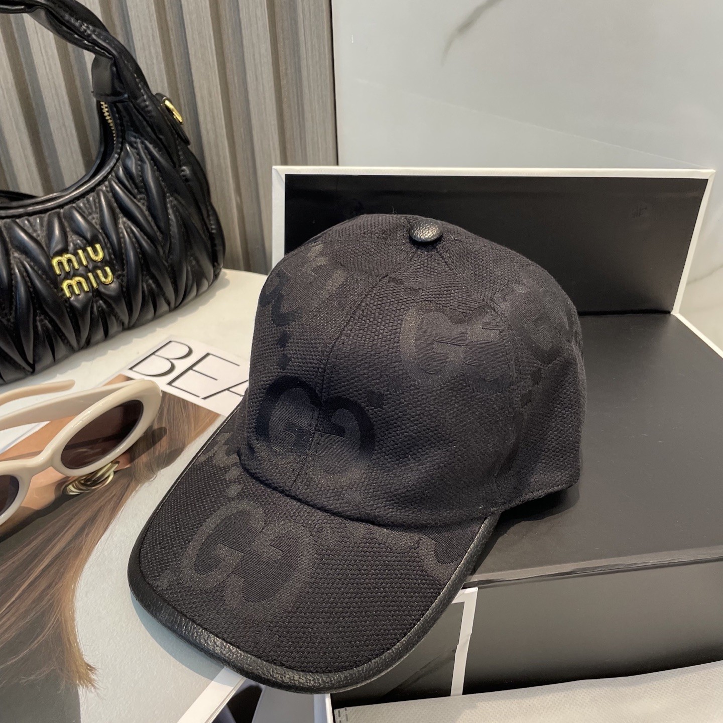 [#5002] G*u*i baseball cap peaked c ap hat