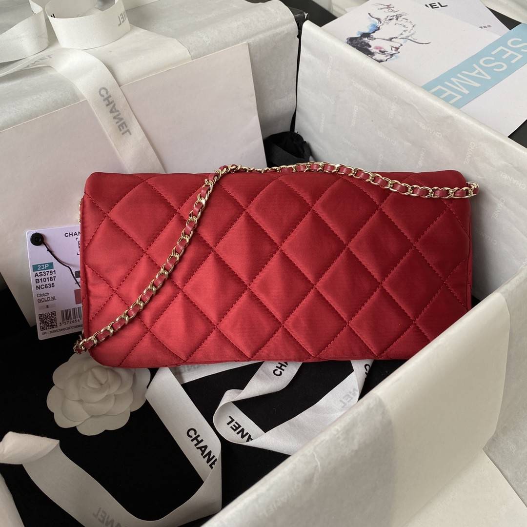 CH*EL23A Hot Selling Pearl Stick Bag AS3791, Top Quality  Size: 11.5 * 26 * 4cm