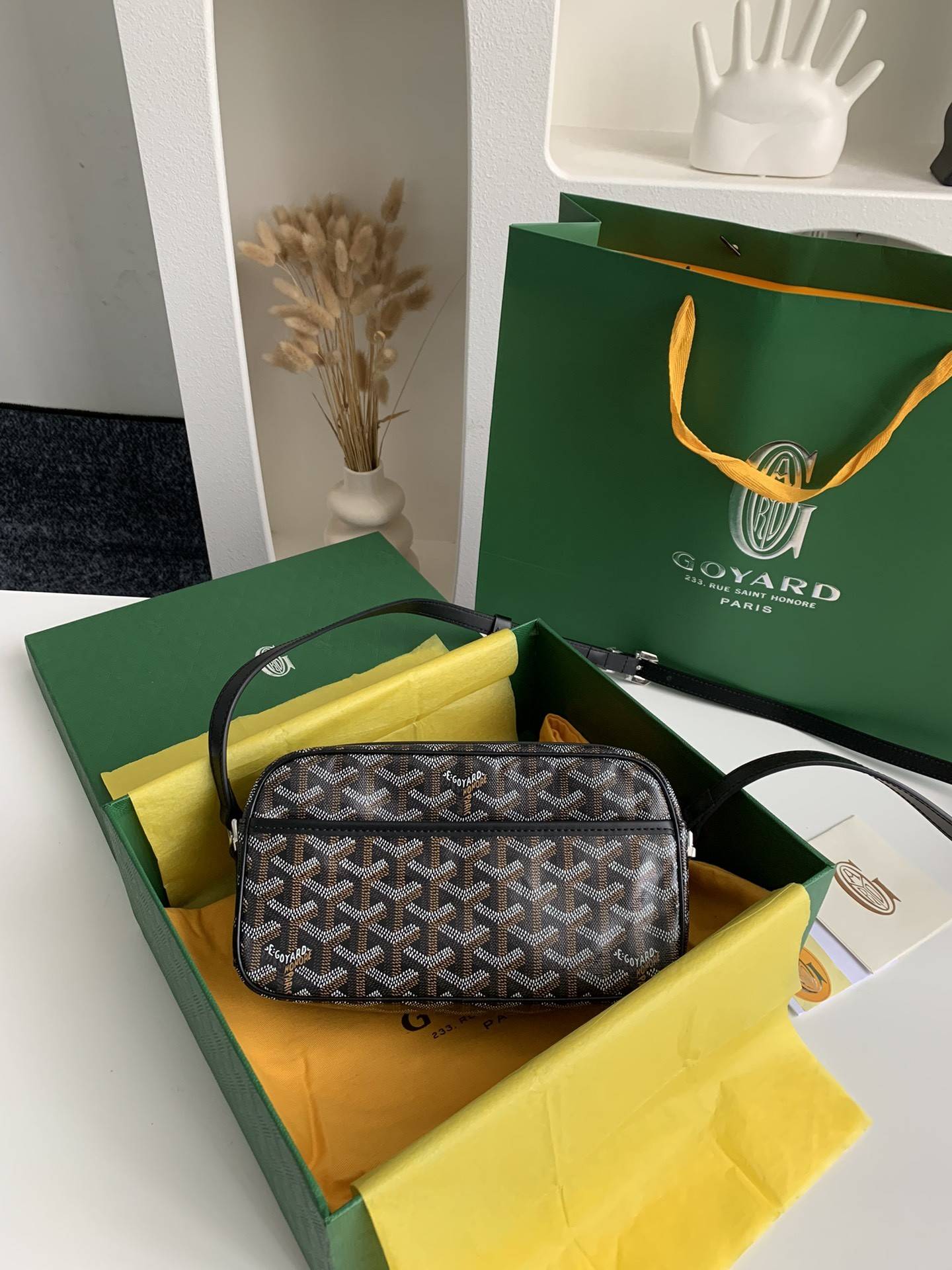 Goyard 2023 New Cap Vest Camera Bag Size: 22 * 13 * 6.5cm