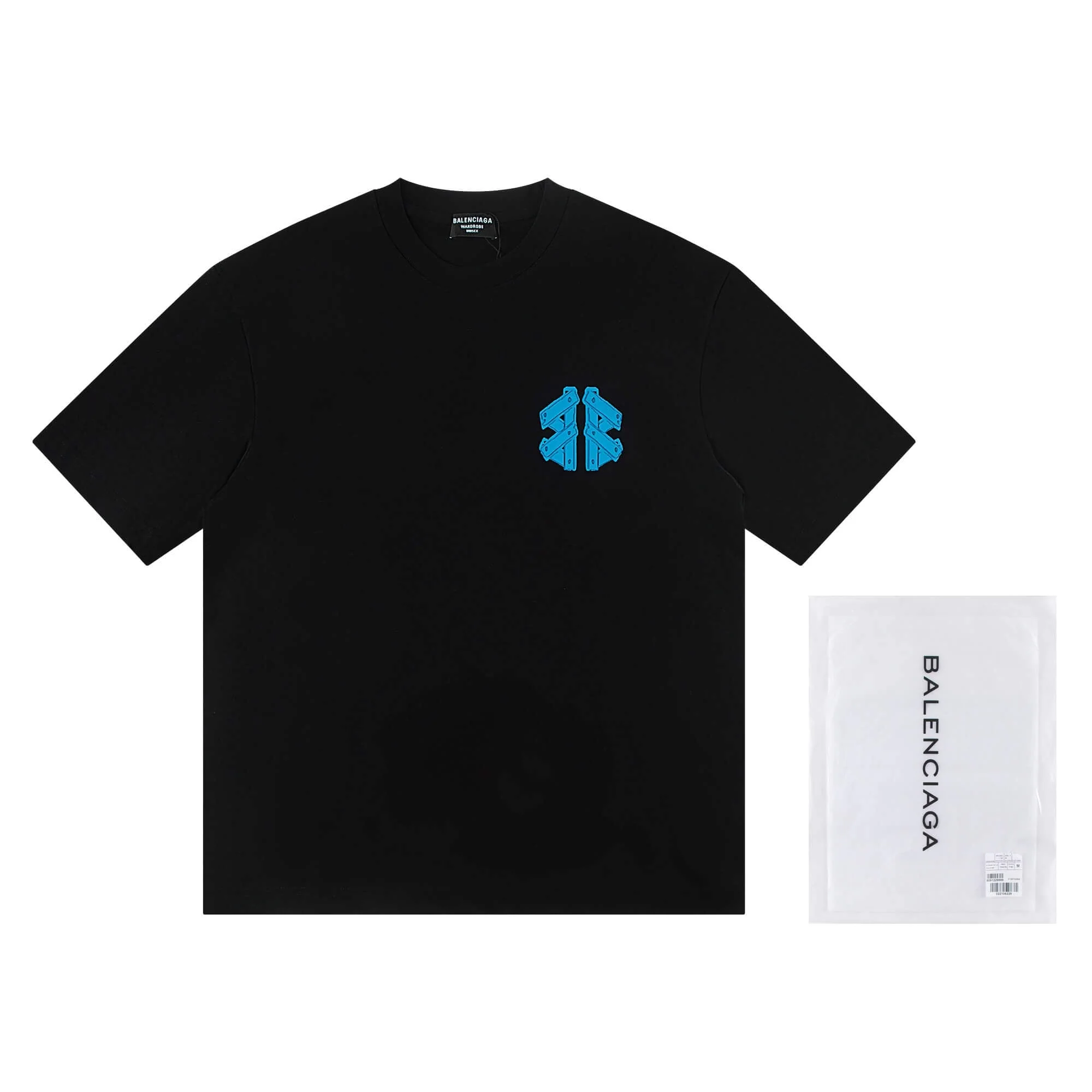 Silicone Letter Design T-Shirt
