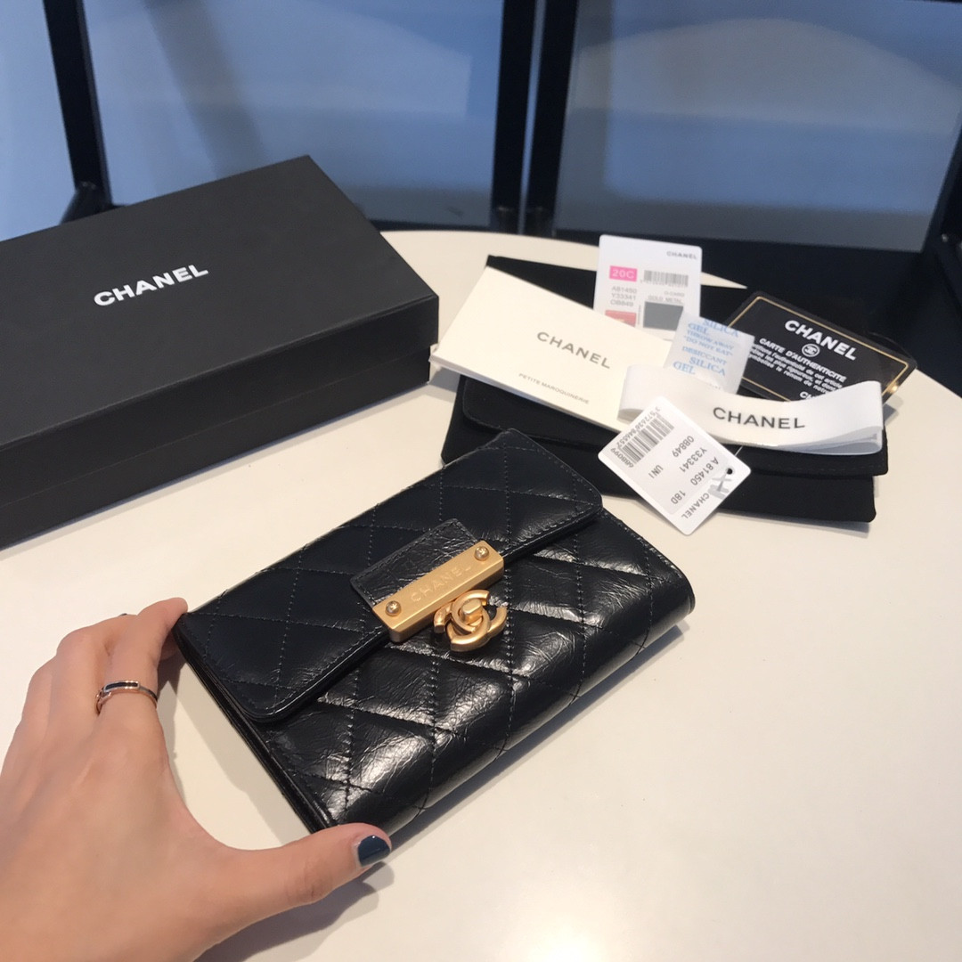 Chanle Flap Wallet