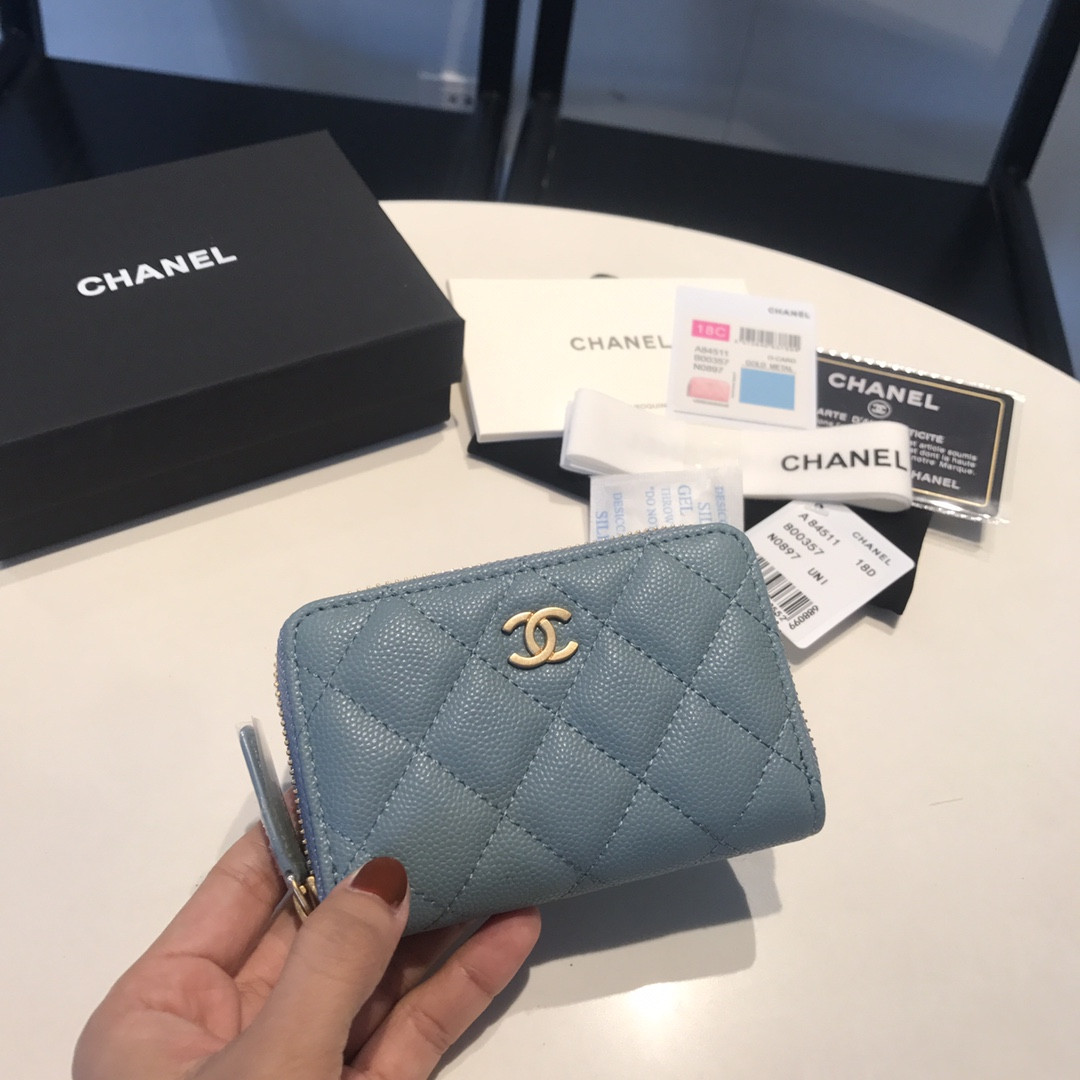 Chanle Zipped Wallet