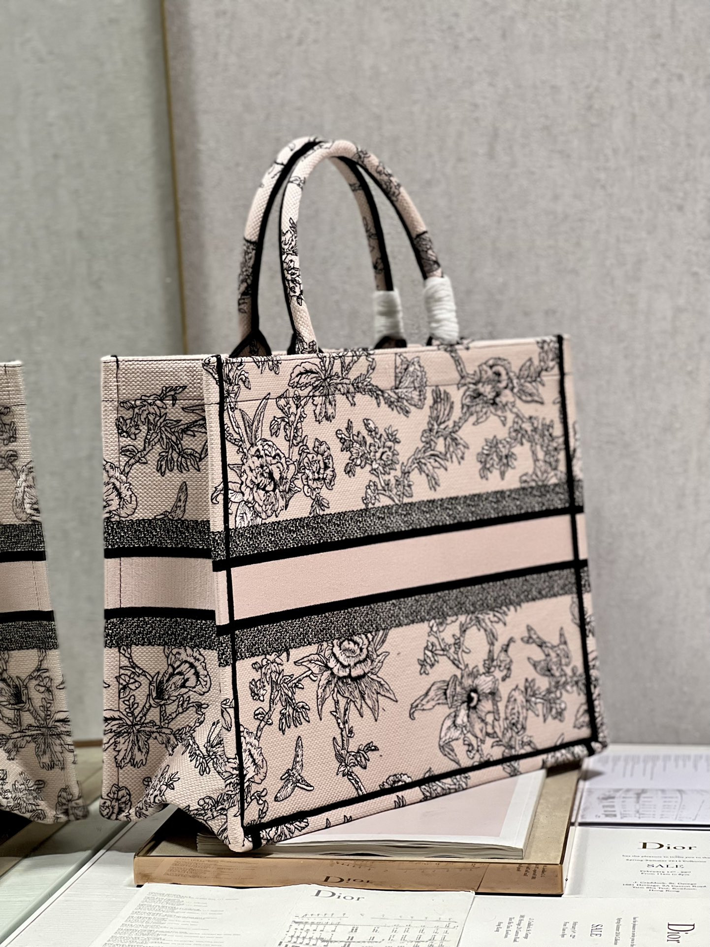 Large Dior Book Tote