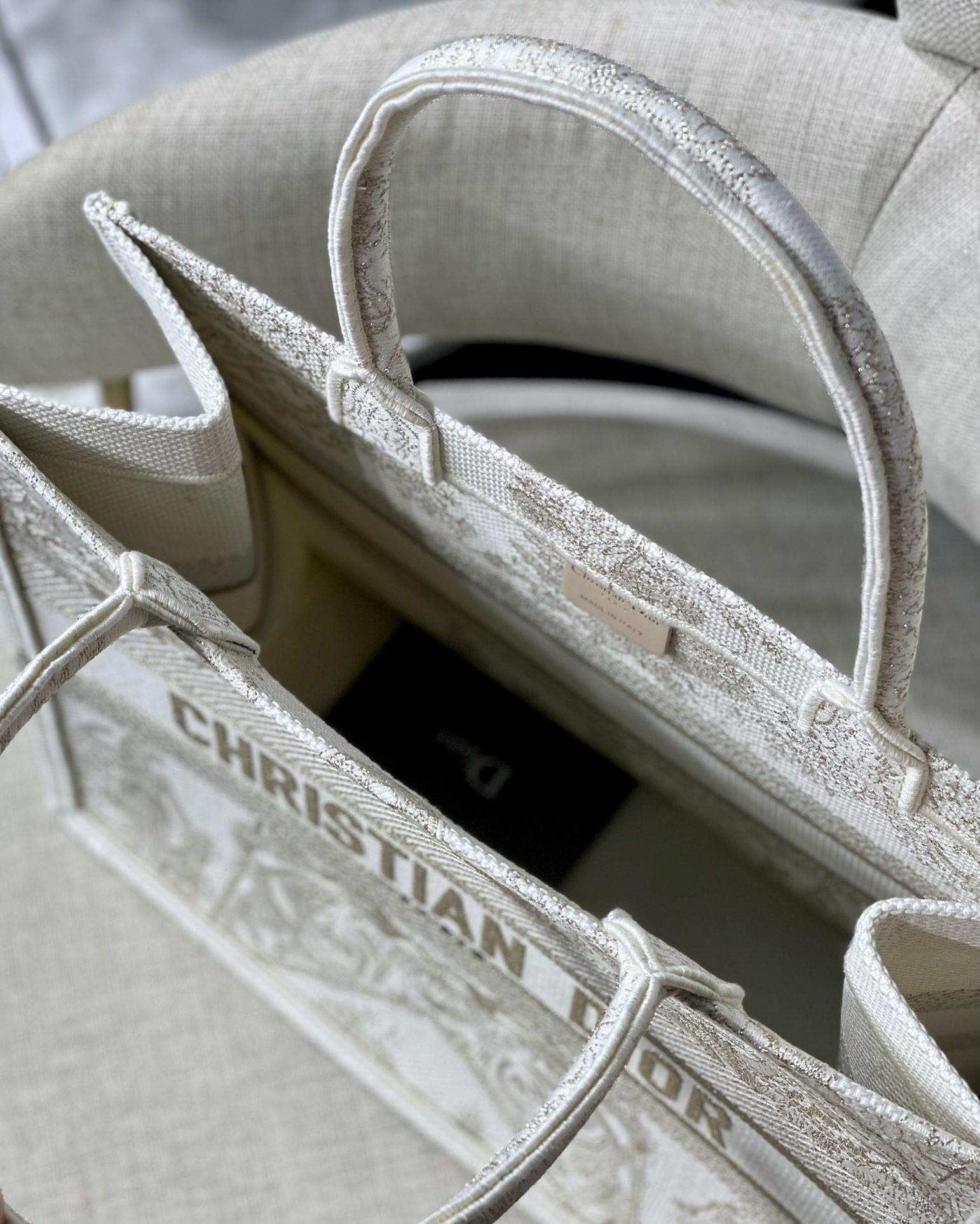 Large Dior Book Tote