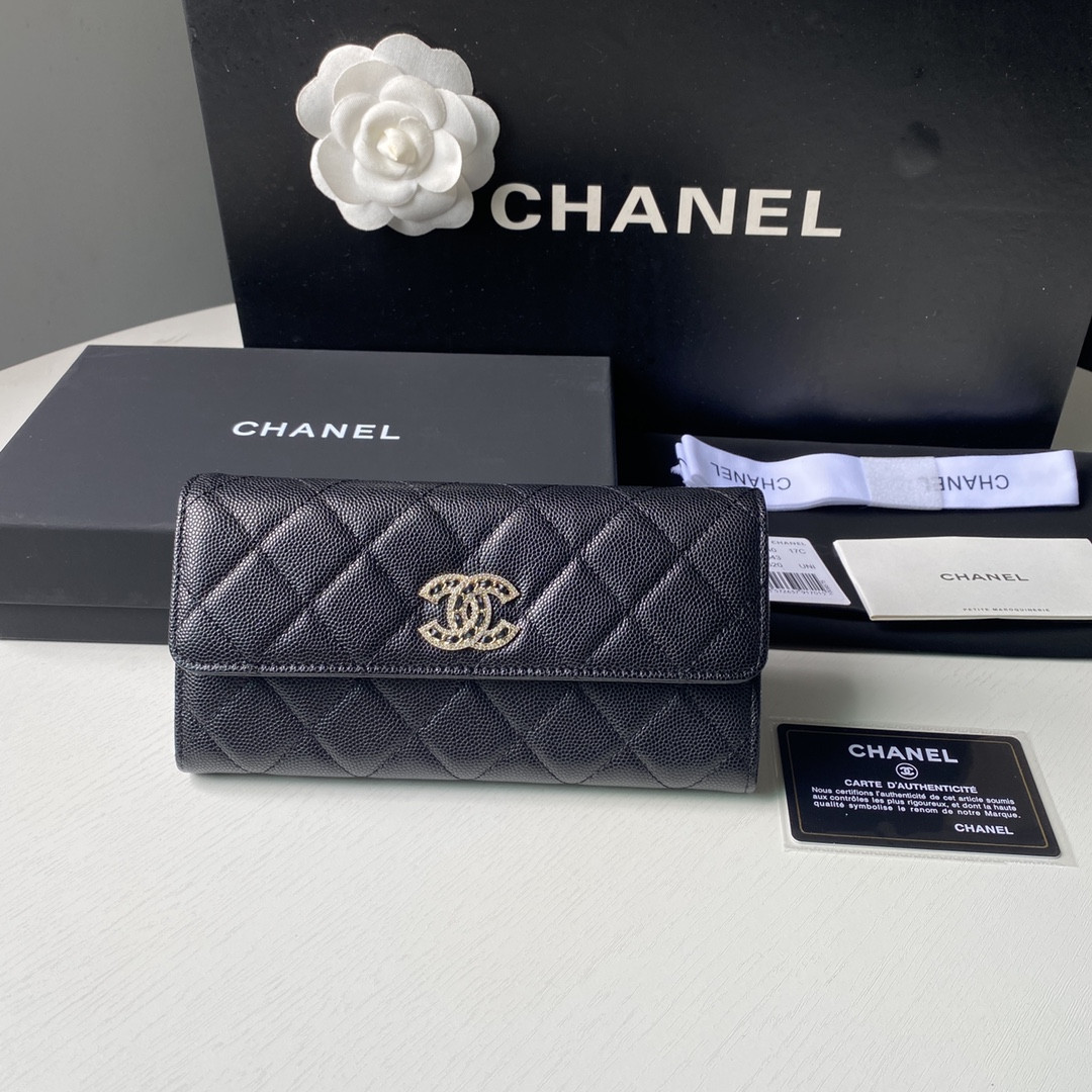 Chanle Flap Wallet