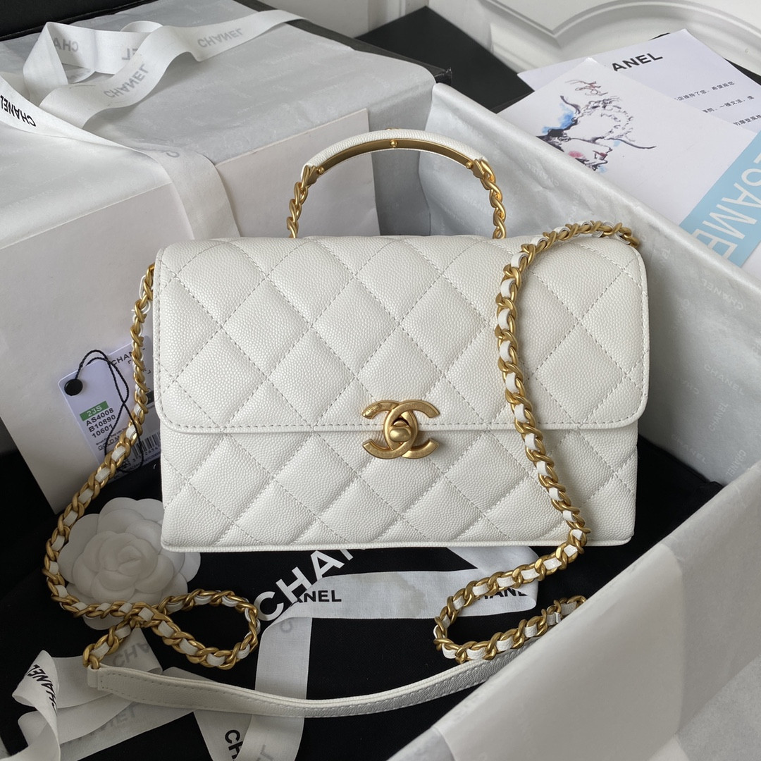 Chanle Small Flap Bag With Top Handle