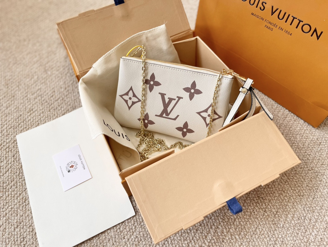 Lv Double Zip Bag