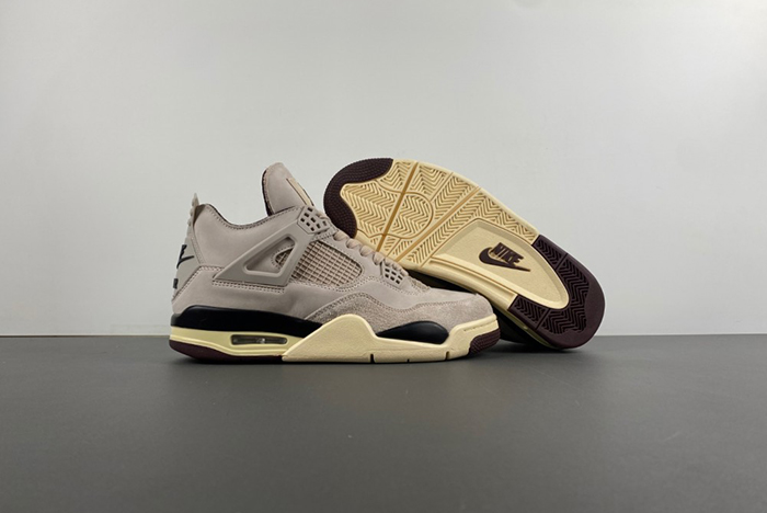 Ma Maniére x Air Jordan 4 “Fossil Stone”  FZ4810-200
