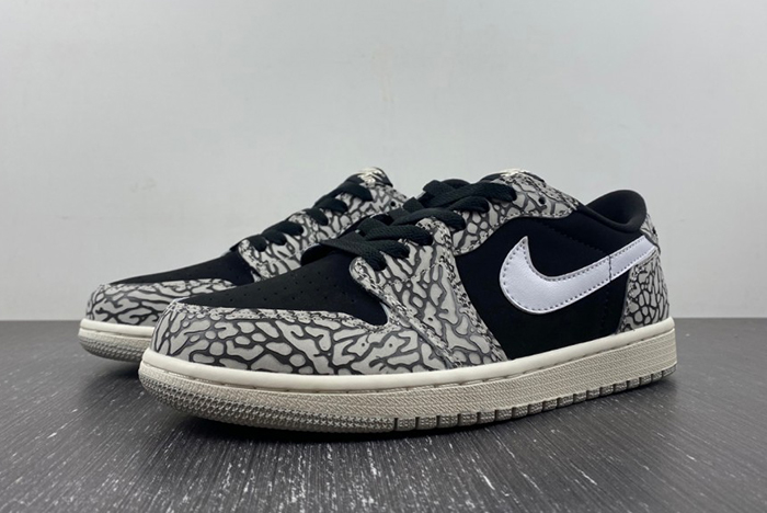 Air Jordan 1 Low “Elephant Print”  CZ0790-001