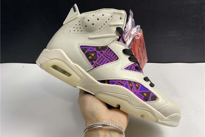 Air Jordan 6 Retro Quai 54 Sail Black CZ4152-101
