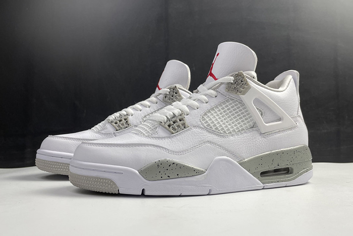 Air Jordan 4 AJ4 Retro Oreo White Tech Grey CT8527 100