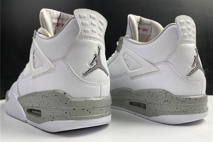 Air Jordan 4 AJ4 Retro Oreo White Tech Grey CT8527 100
