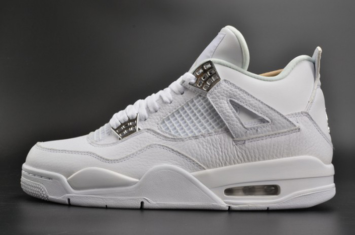 Air Jordan 4 Retro ''Pure Money'' white mens 308497-100