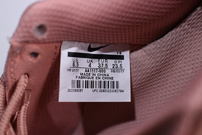 Nike  Air Force 1 07 Suede Women Lifestyle Shoe Pink AA1117-601