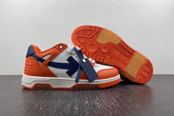 OFF-WHITE white orange dark blue