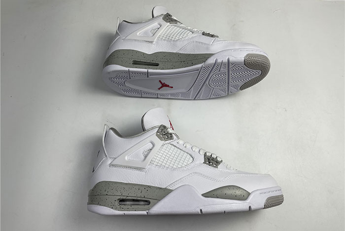 Air Jordan 4 AJ4 Retro Oreo White Tech Grey CT8527 100