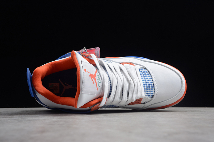 Air Jordan 4 White/Bright Crimson-Royal Blue 308497-171