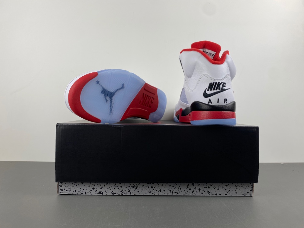 Air Jordan 5 “Fire Red Black Tongue” HQ7978-101