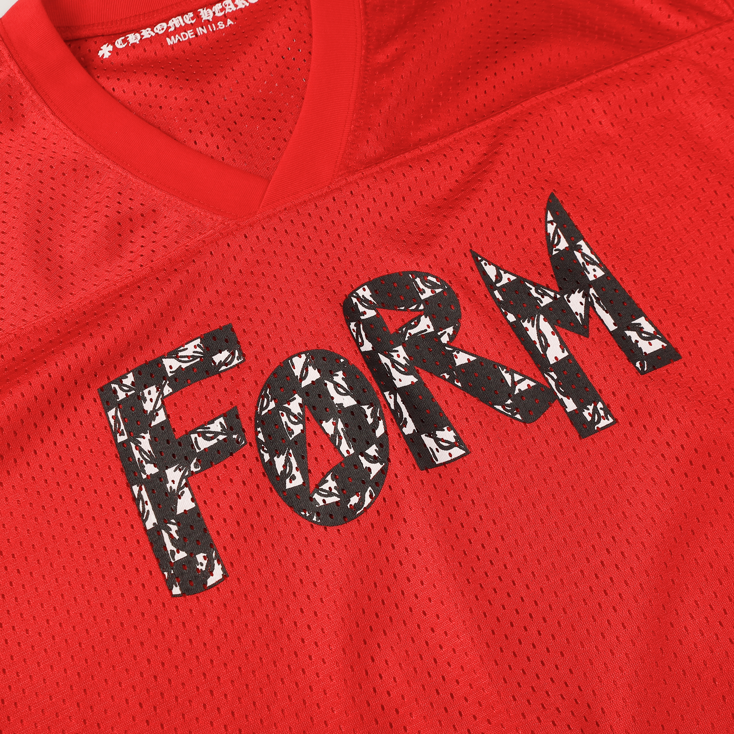 Ch*0me He**ts ice hockey collection silver-plated floral sleeve long sleeve t-shirt - unisex red