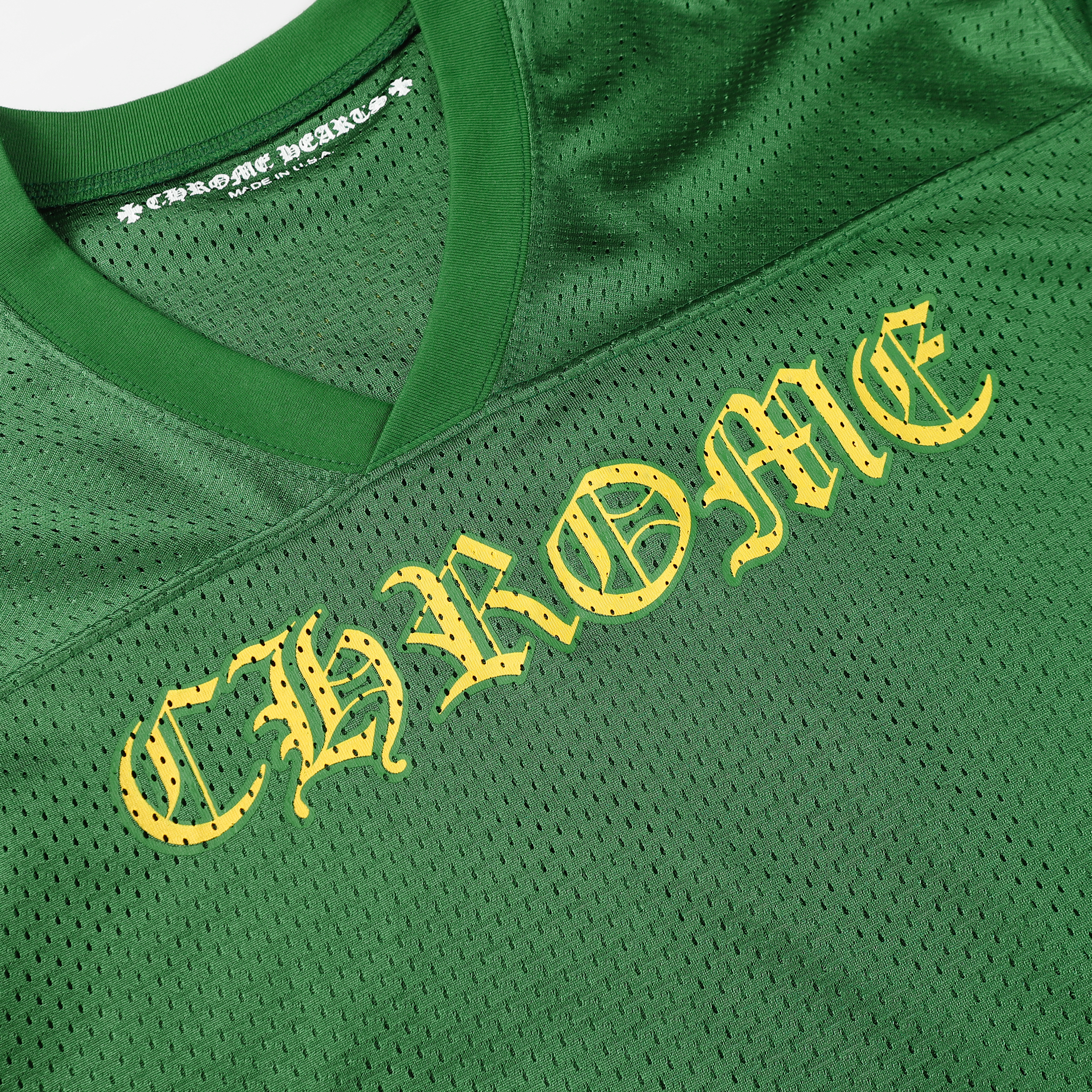 Ch*0me He**ts ice hockey collection silver-plated floral sleeve long sleeve t-shirt - unisex green