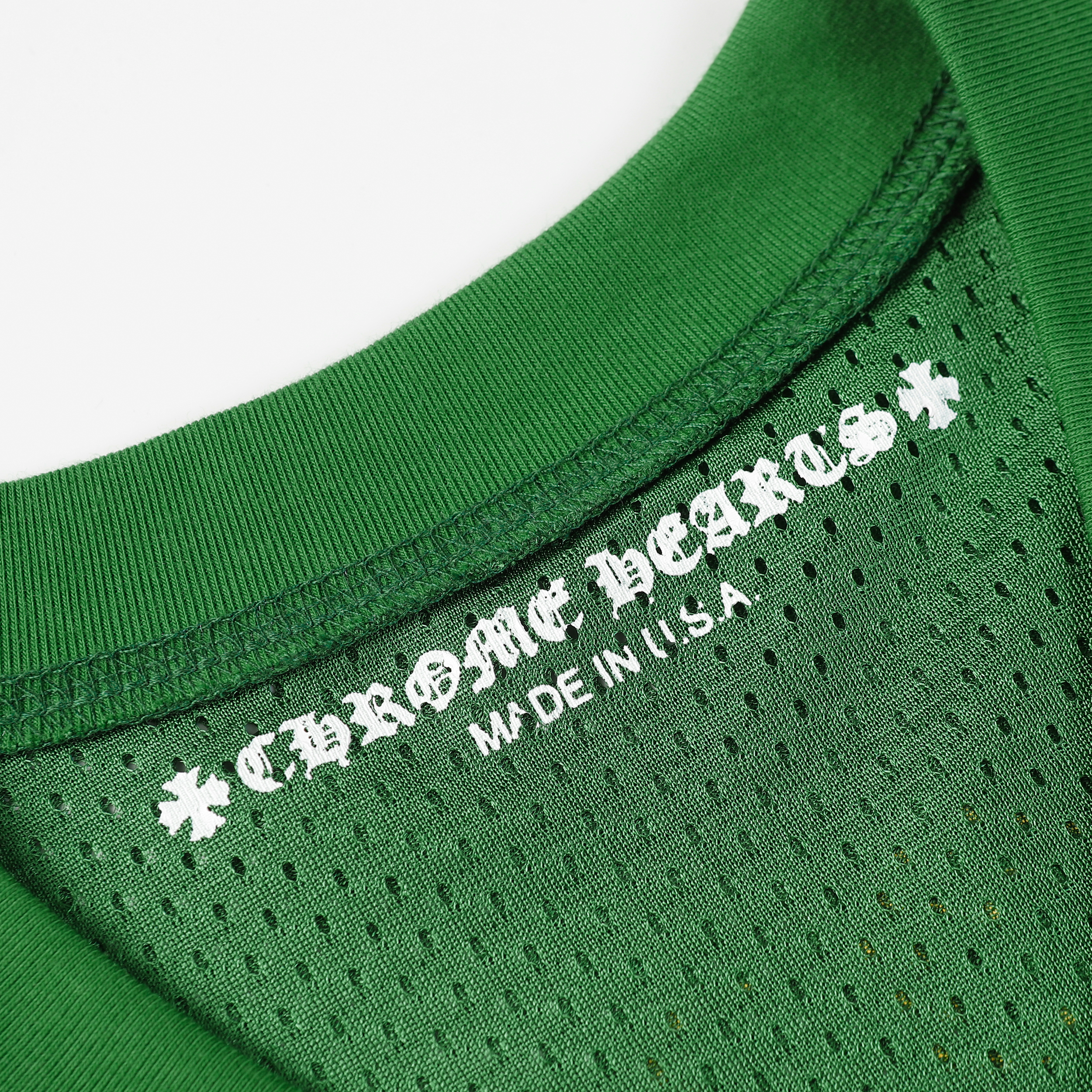 Ch*0me He**ts ice hockey collection silver-plated floral sleeve long sleeve t-shirt - unisex green