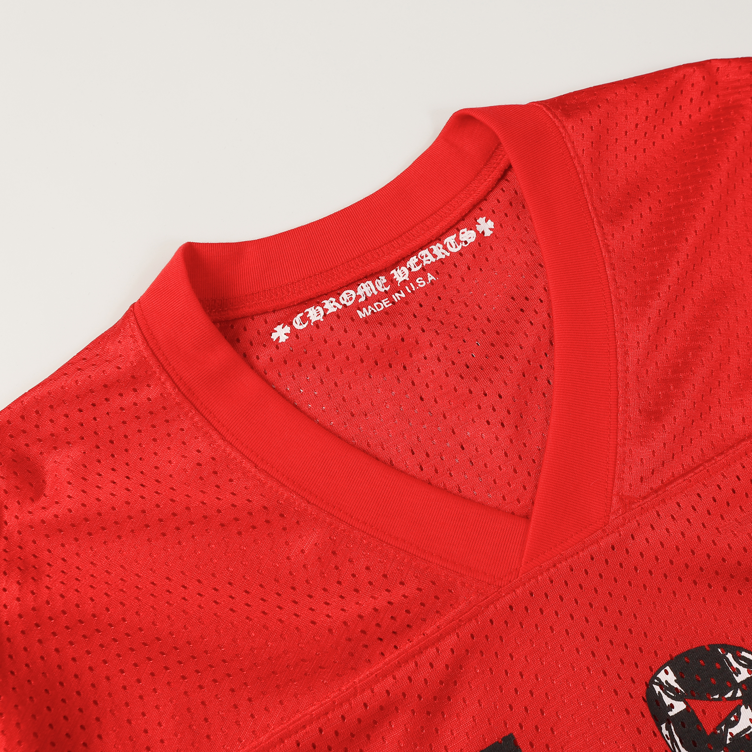 Ch*0me He**ts ice hockey collection silver-plated floral sleeve long sleeve t-shirt - unisex red